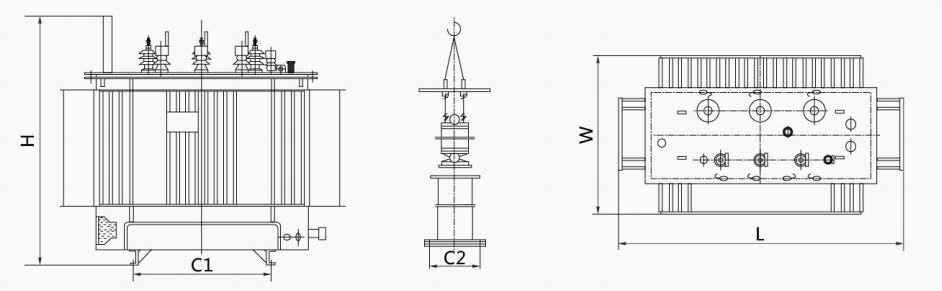S22-M Fully Sealed Oil-immersed Power Transformer
