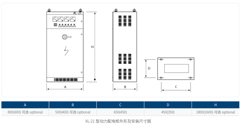 XL-21 Power Distribution Cabinet